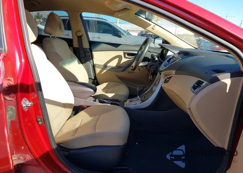 2012 Hyundai Elantra Gls (Ulsan Plant) from USA, damaged, VIN KMHDH4AE2CU263319